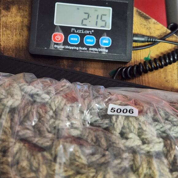 Hand Crochet Granny Square Cardigan Womens L/XL Multicolor Earth Tones Boho EUC - Picture 12 of 12